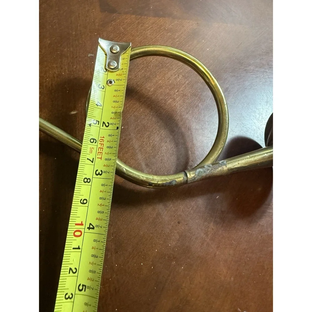 Vintage Brass Bugle Horn Military Hunting Hanging Decoration‎ - India